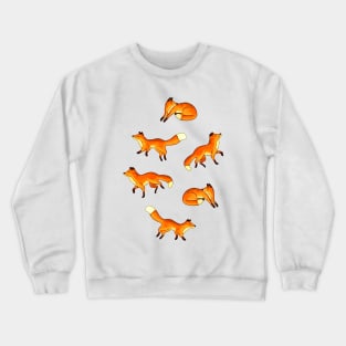 Free Frolicking Foxes Crewneck Sweatshirt